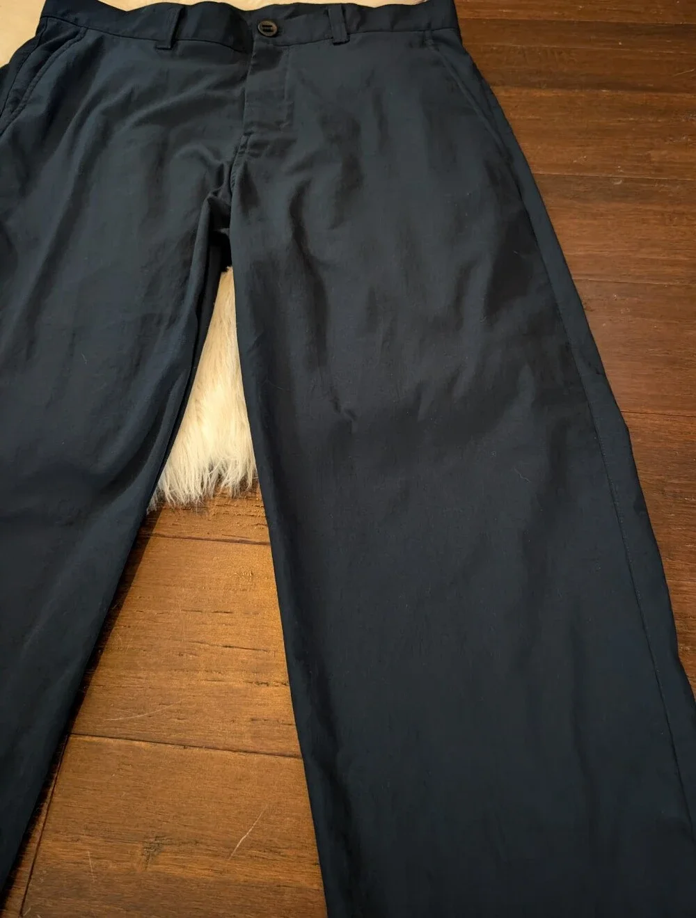 Lululemon ABC Pant Slim *Warpstreme Navy Blue Size 34 M5AN1S